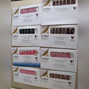8 sets of Color Street Nail Polish Strips